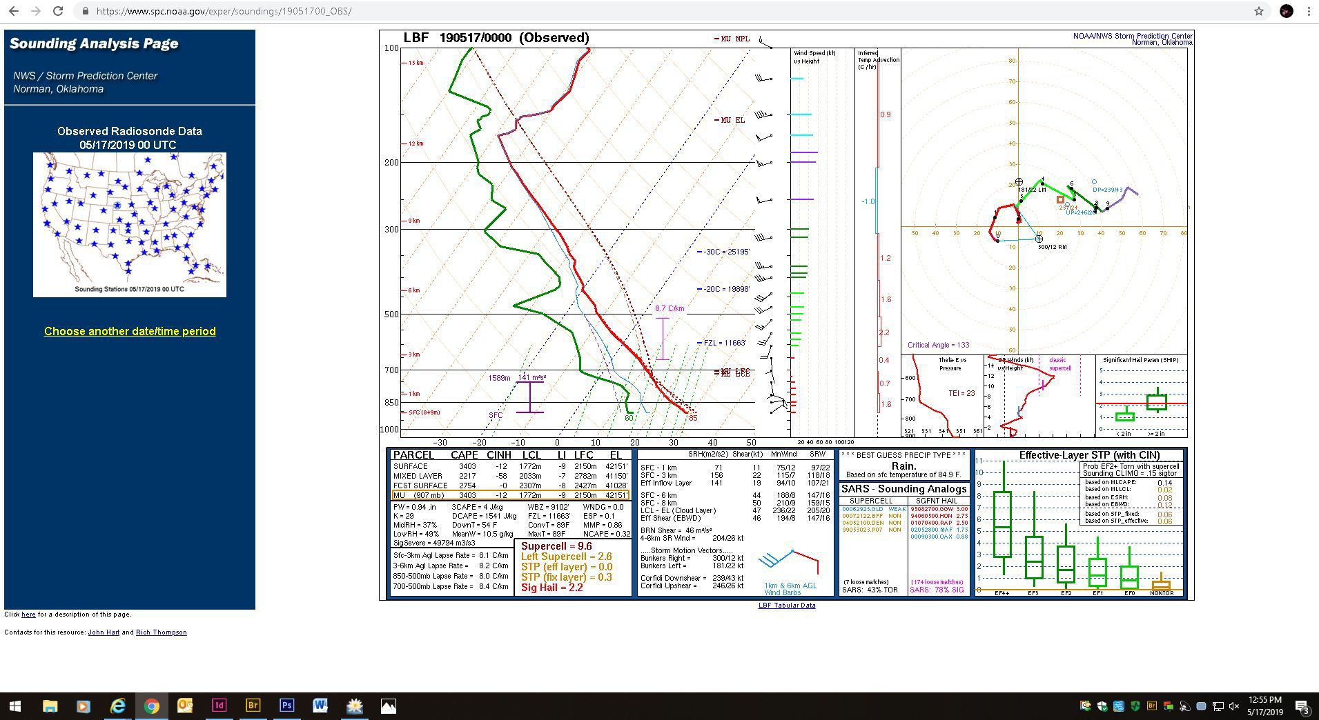 May 17 sounding